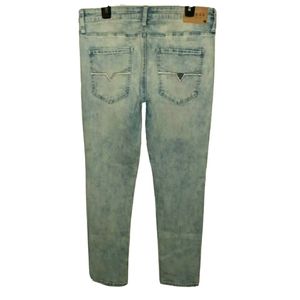 Men's 32X30 GUESS Skinny Modern AVALON FIT Light Wash STRETCH Denim Blue Jeans
